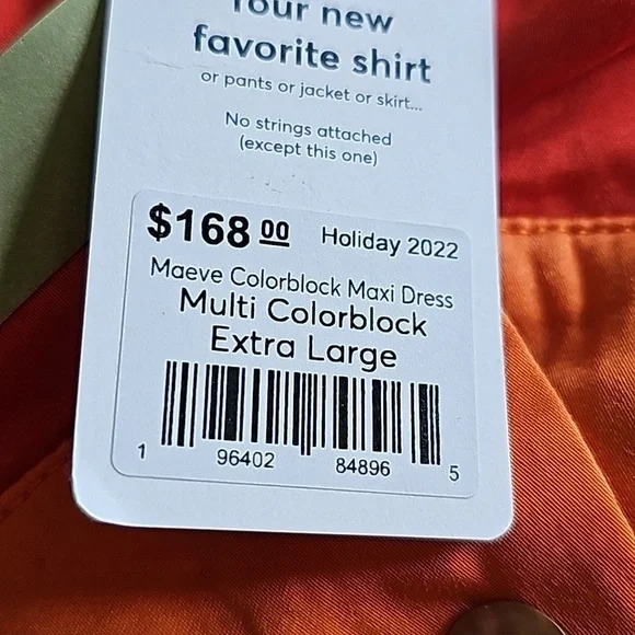 MARINE layer Maeve Colorblock Maxi Dress in Multi Colorblock - Picture 7 of 8